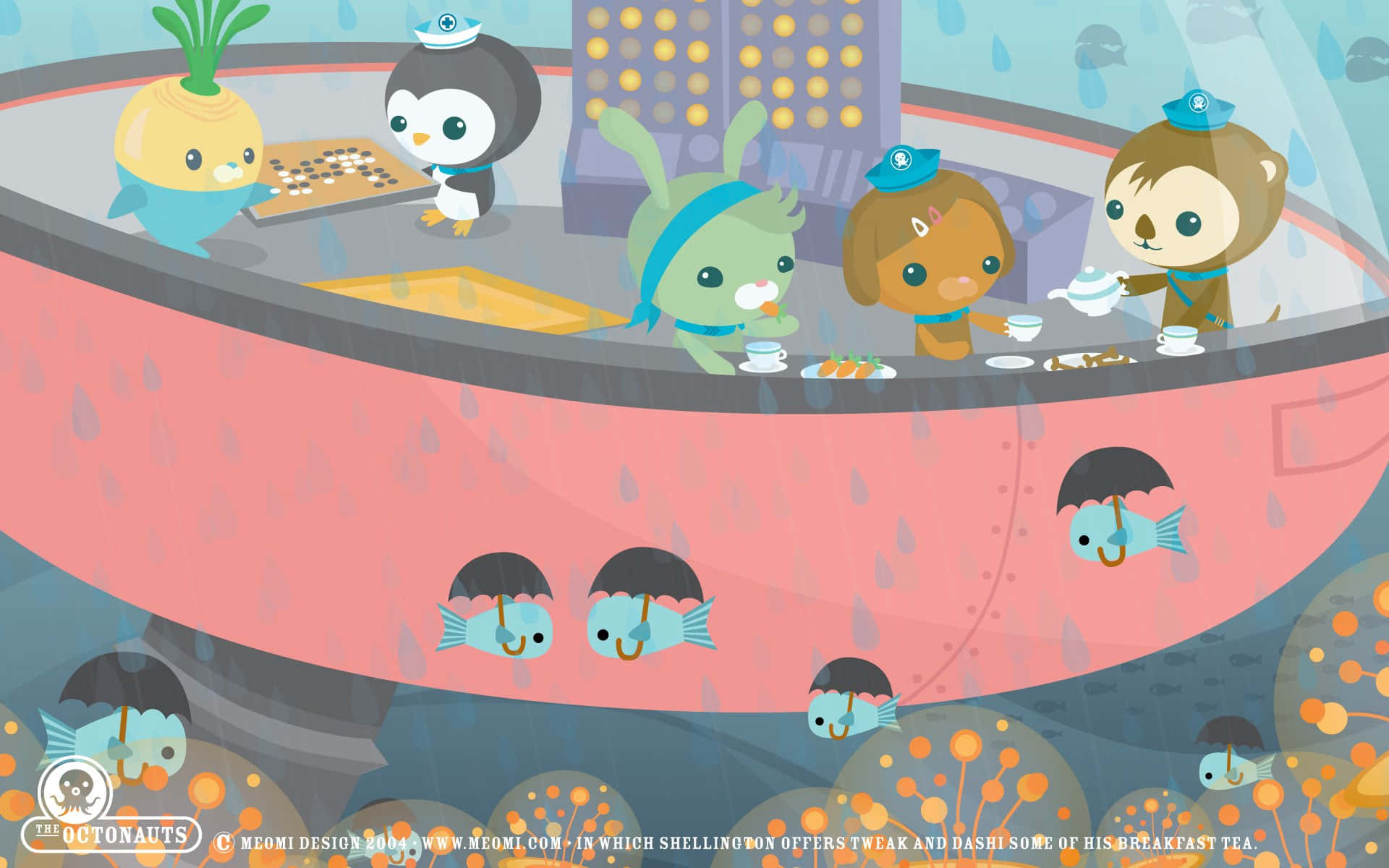 Explore A Magical World Of Adventure With The Octonauts Background