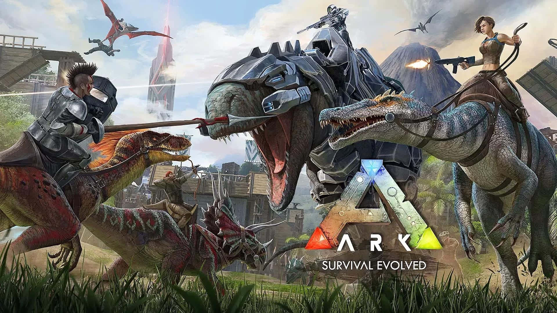 Explore A Strange New World With Ark Background