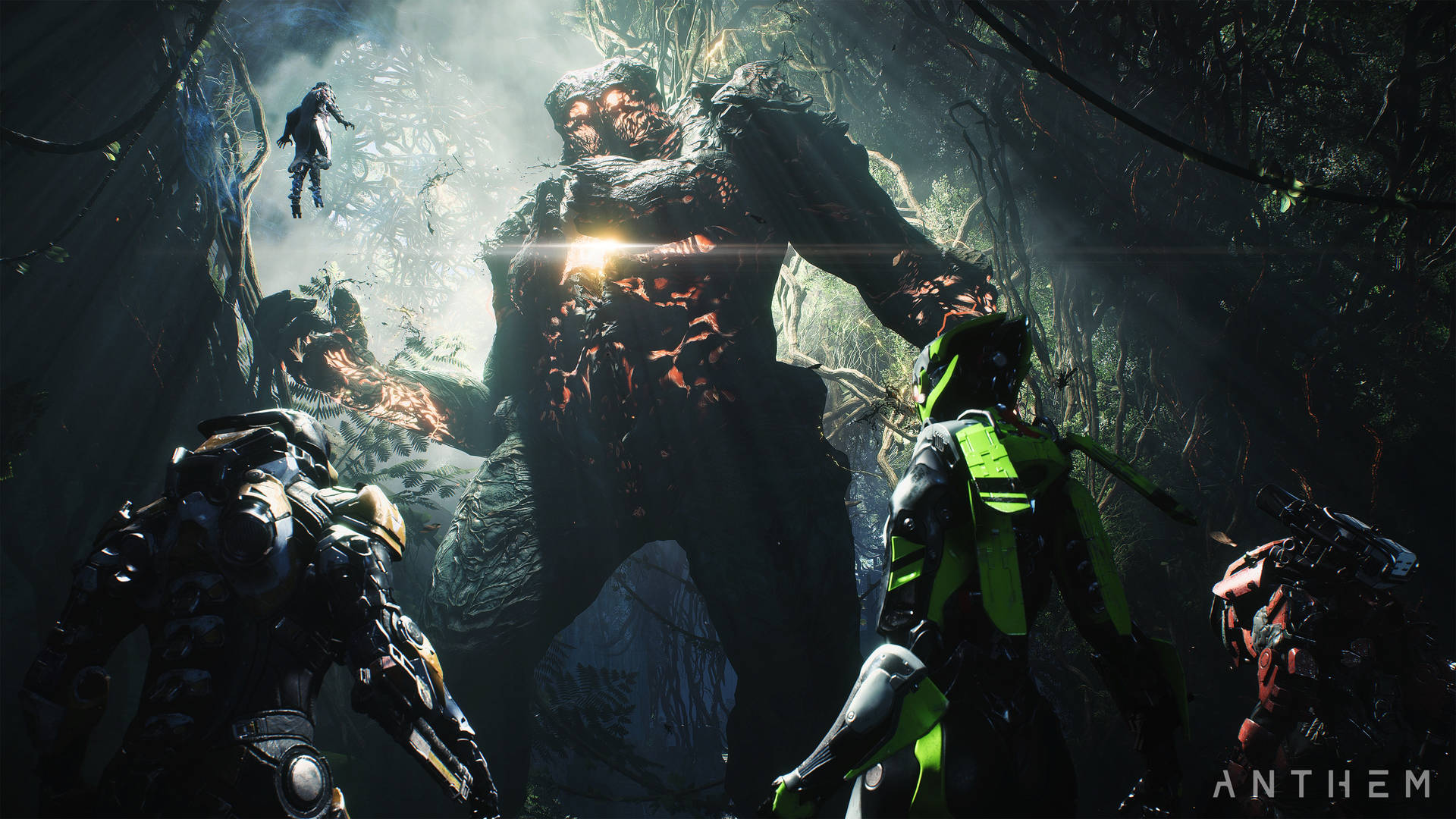 Explore A World Of Adventure In Anthem Game Background