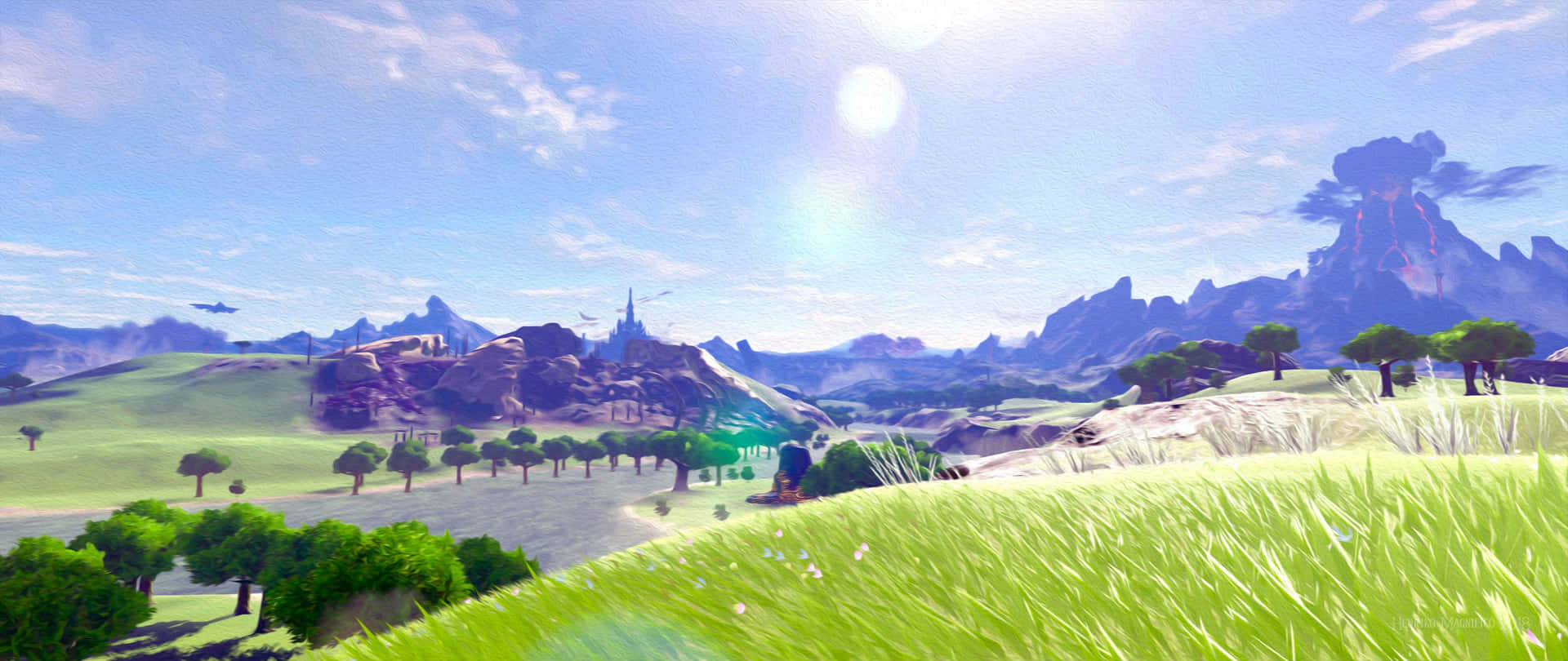 Explore A World Of Adventure With Zelda Breath Of The Wild 4k! Background