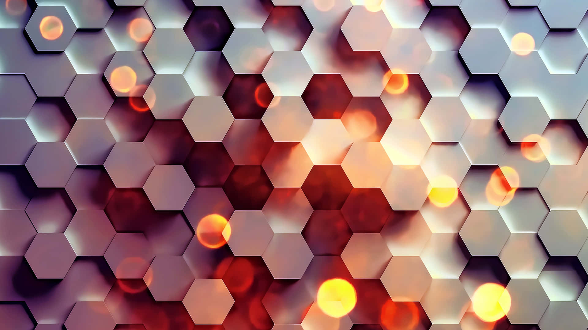 Explore Abstract Patterns With Hexagon 4k Background