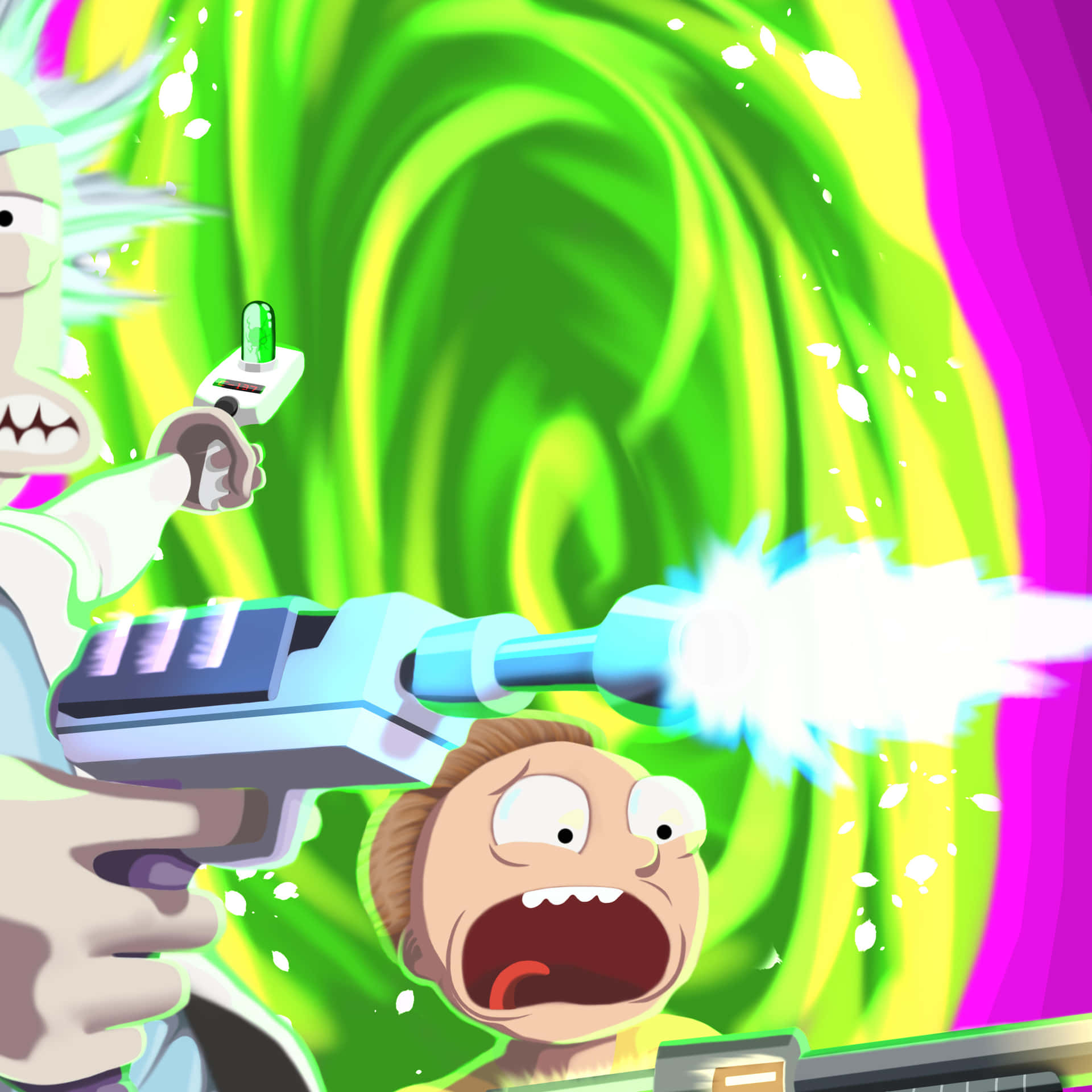 Explore Alternate Universes With Rick And Morty Background