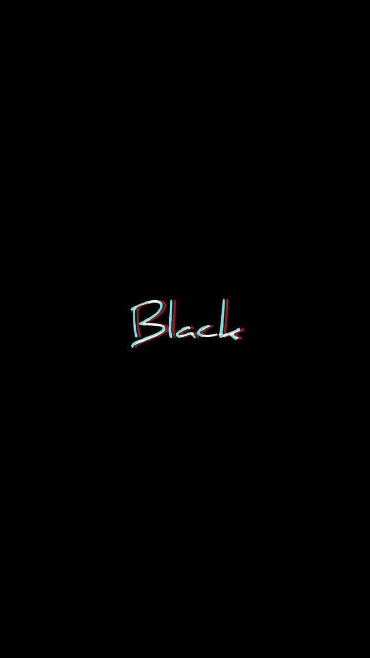 Explore An Abstract, Futuristic World In Black Glitch