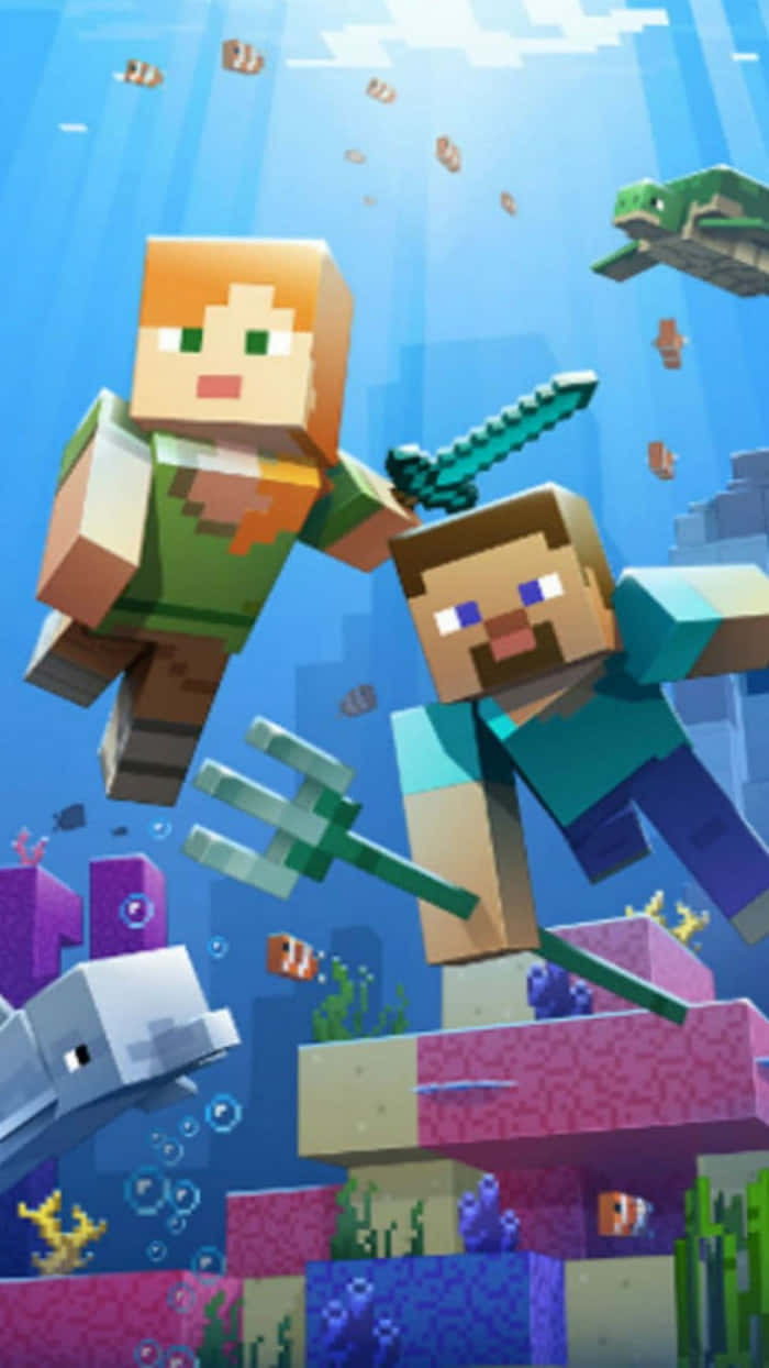 Explore And Create Epic Worlds On Your Android With Minecraft Background