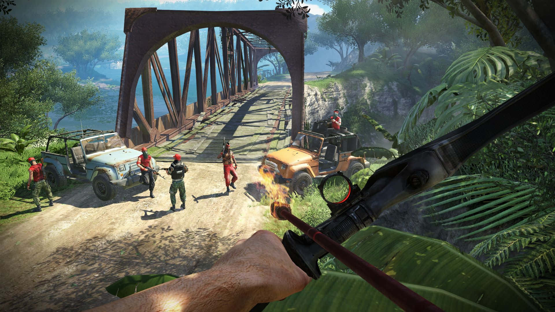 Explore City Ruins On The Island Of Far Cry 3 Background