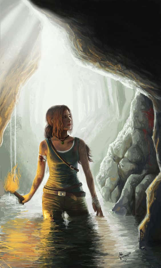 Explore Dangerous Places With The New Tomb Raider Phone Background