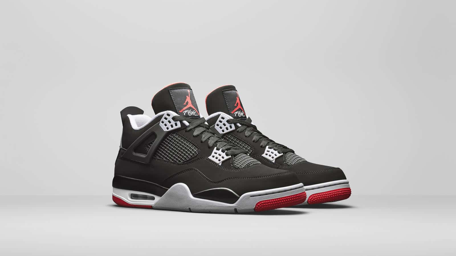 Explore Flight With The Air Jordan 4s Background