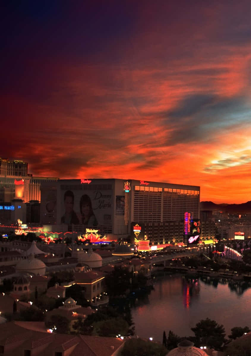 Explore Las Vegas With Your Smartphone Background