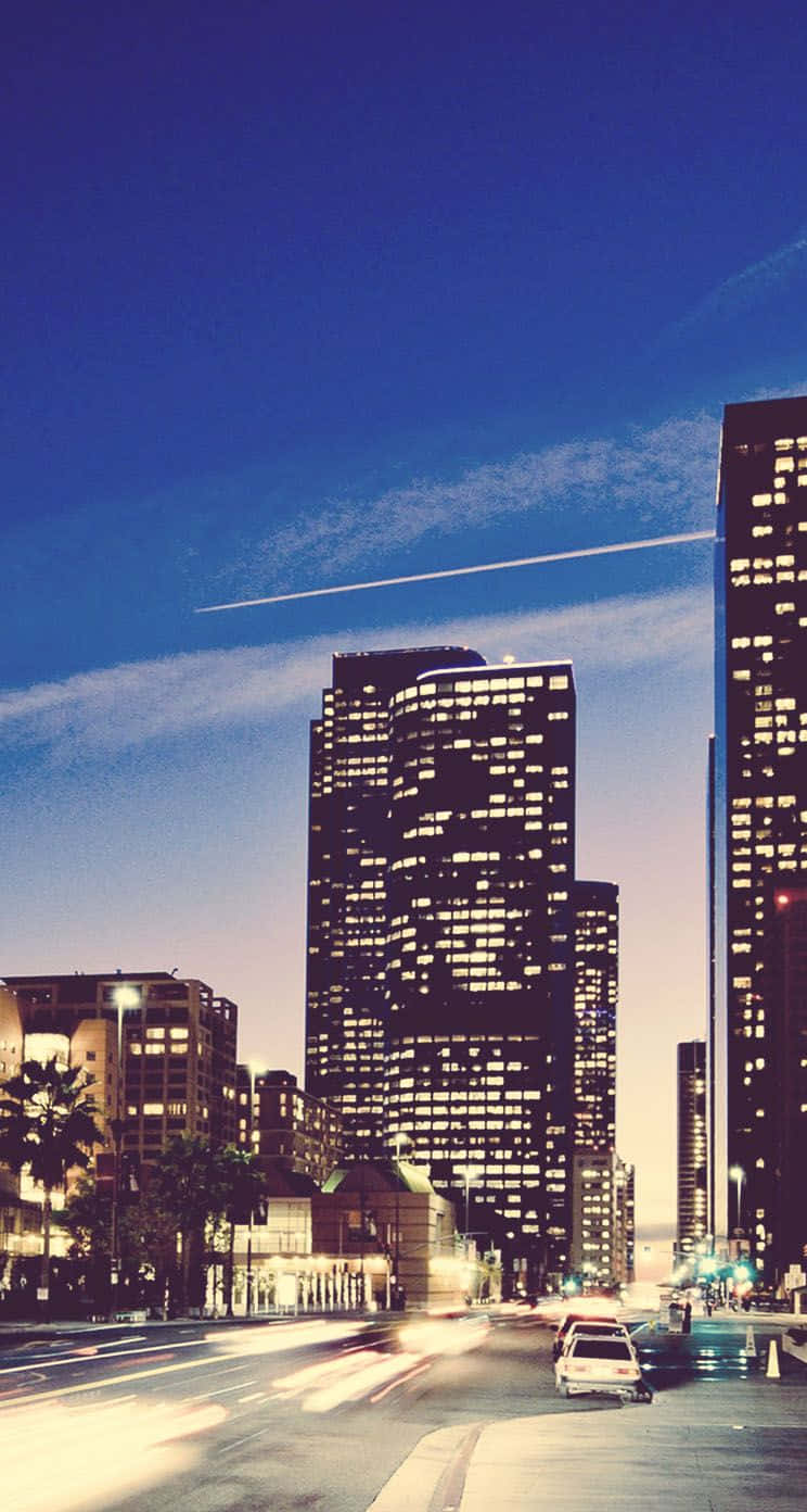Explore Los Angeles With An Iphone Background