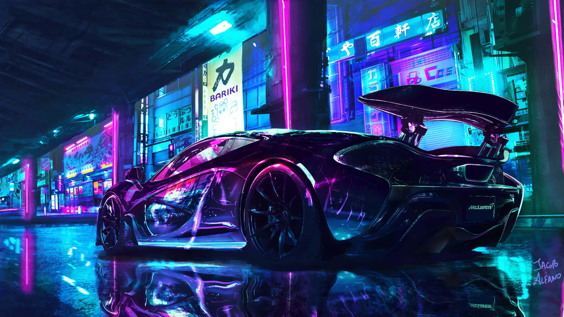 Explore New Technology In A Dystopian World With A Cyberpunk Aesthetic Background