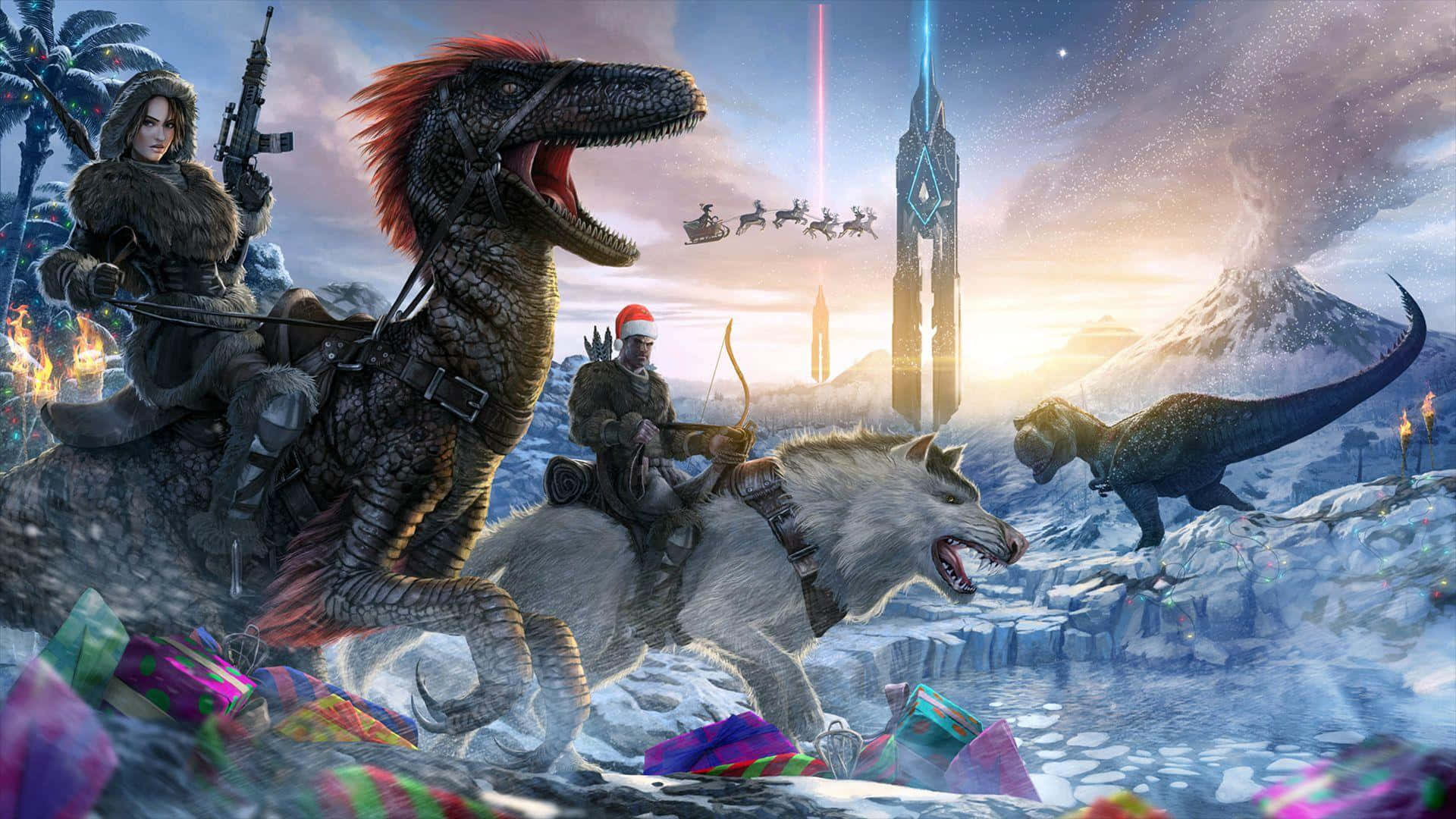 Explore New Worlds With Ark Background