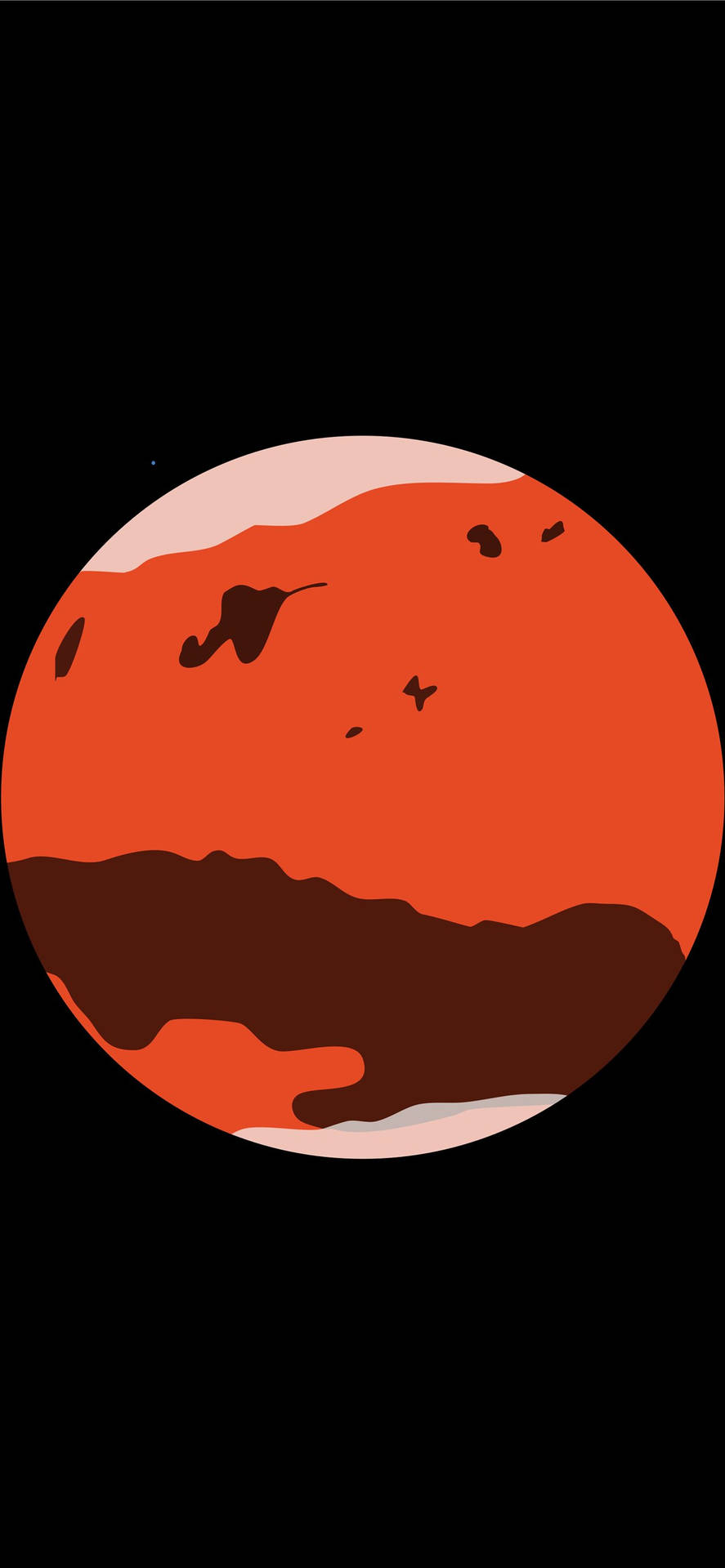 Explore Outer Space With Mars Iphone