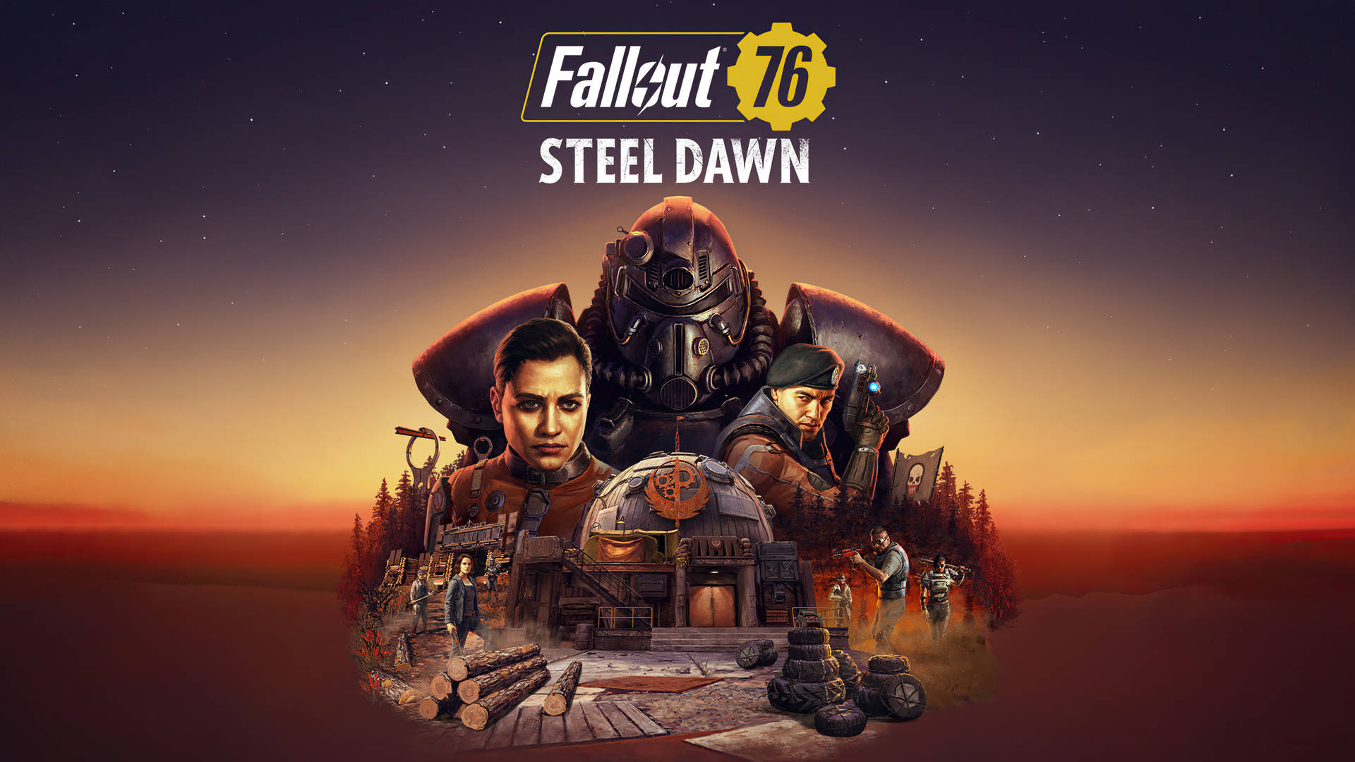 Explore Post-apocalyptic West Virginia In Fallout 76: Steel Dawn Background