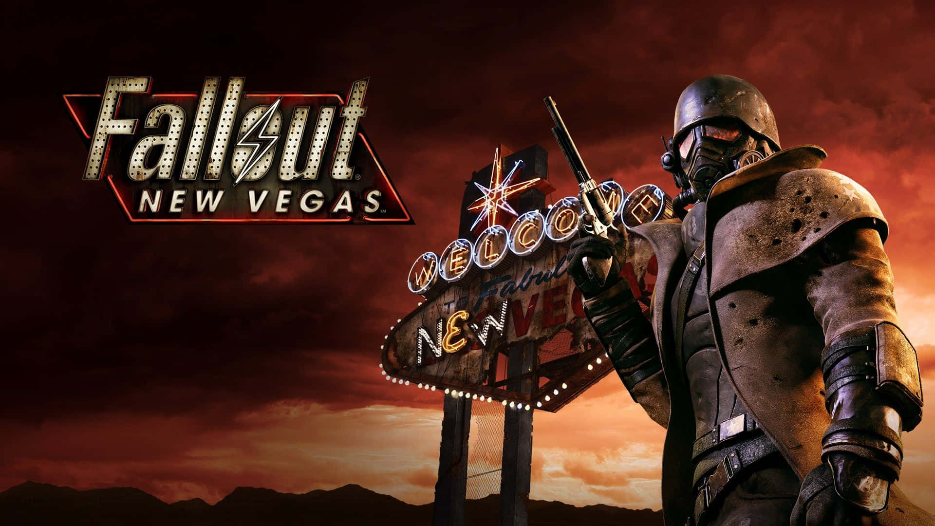 Explore Post-nuclear American Wasteland In Fallout New Vegas Background