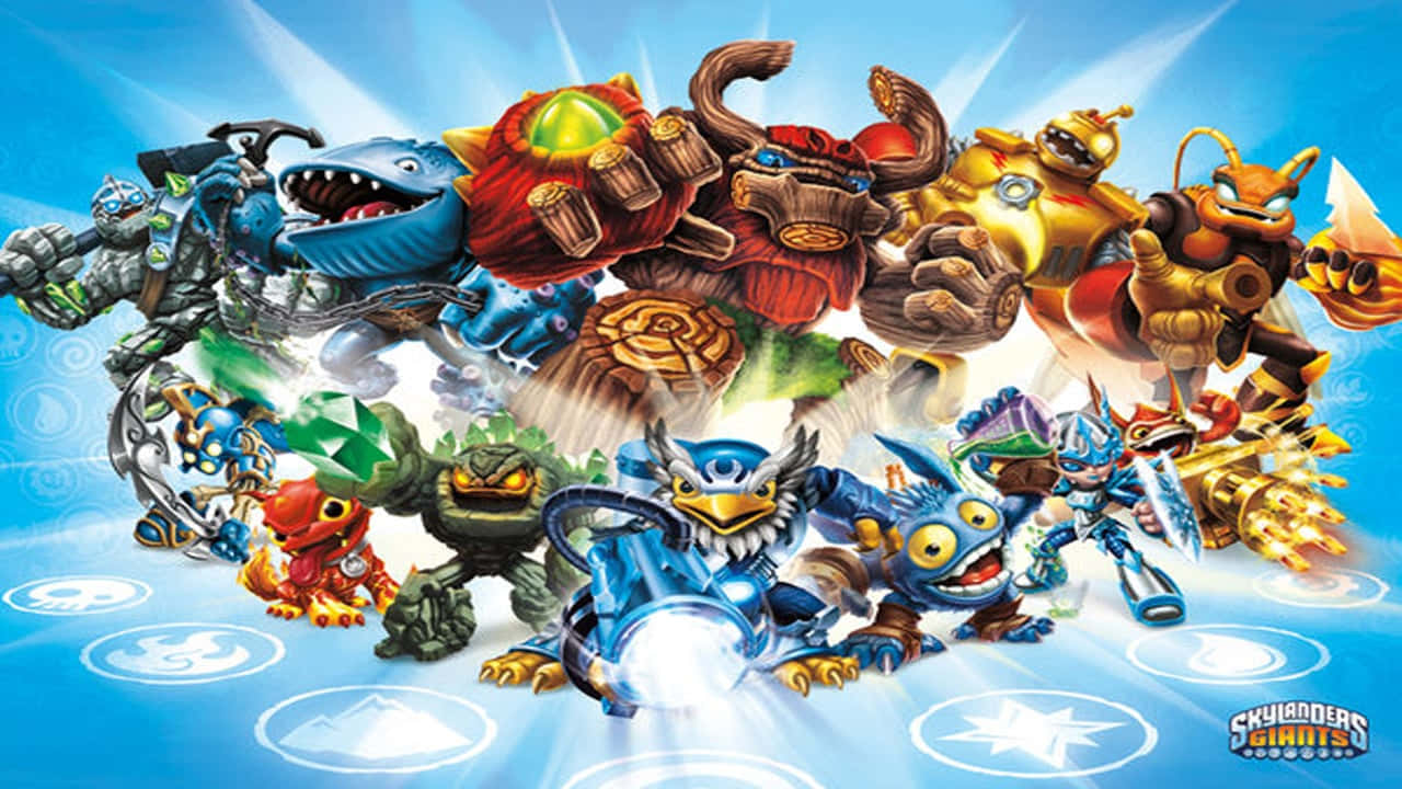 Explore The Adventure-filled World Of Skylanders Background