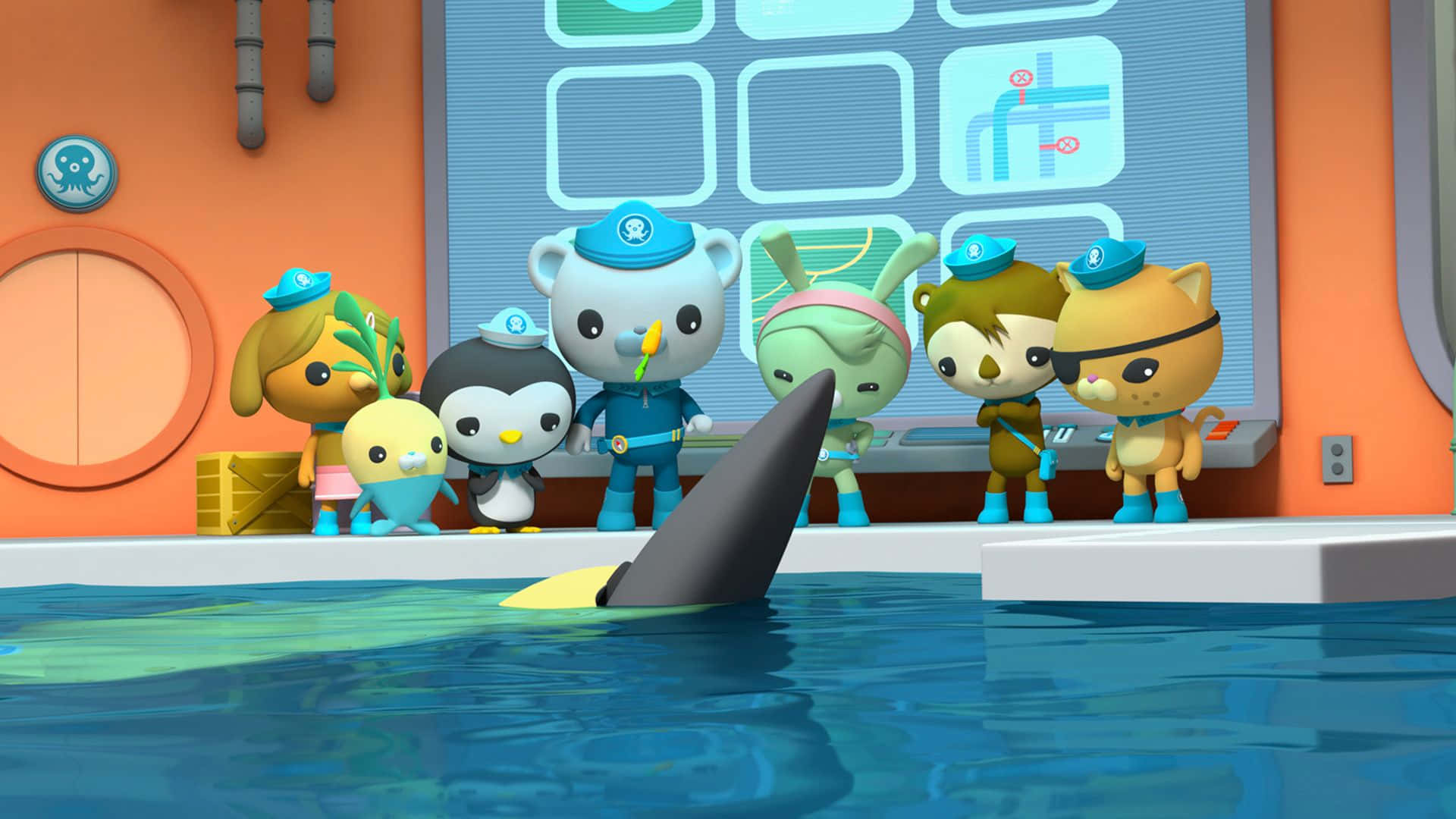 Explore The Amazing Depths Of The Ocean With The Octonauts! Background