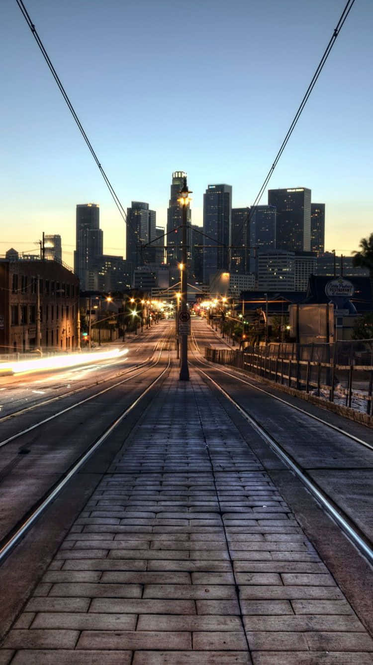 Explore The Beautiful City Of Los Angeles With Your Iphone Background