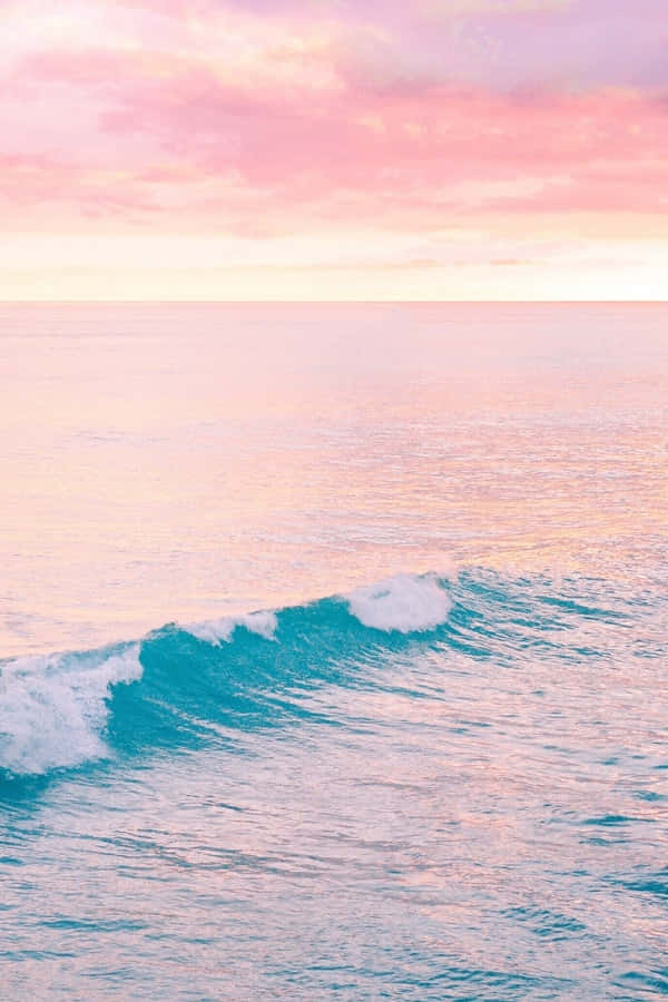 Explore The Beauty Of A Peaceful Pastel Beach Background