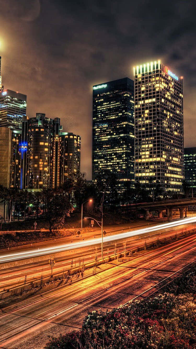 Explore The Beauty Of Los Angeles On Your Iphone Background