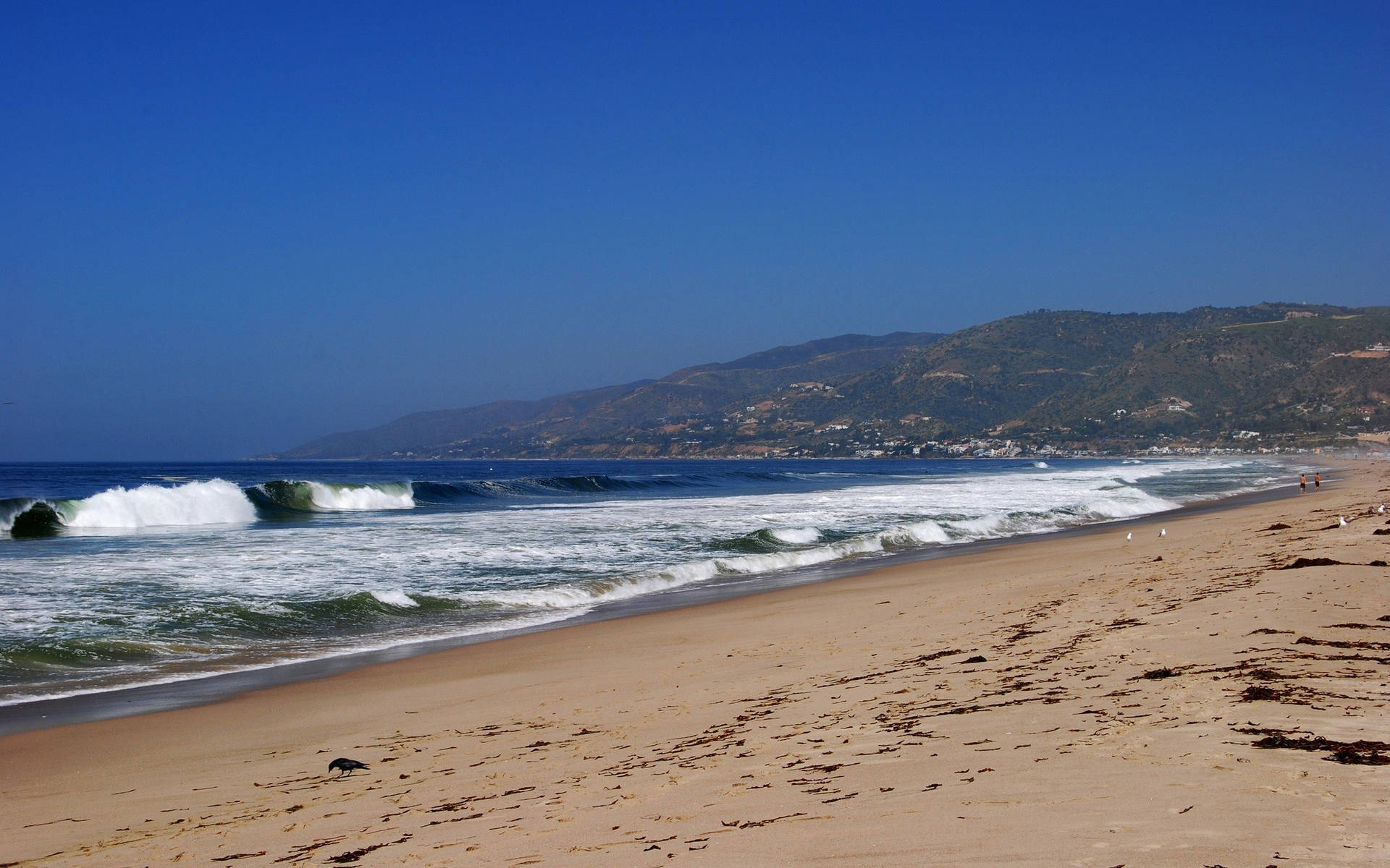 Explore The Beauty Of Malibu, California Background