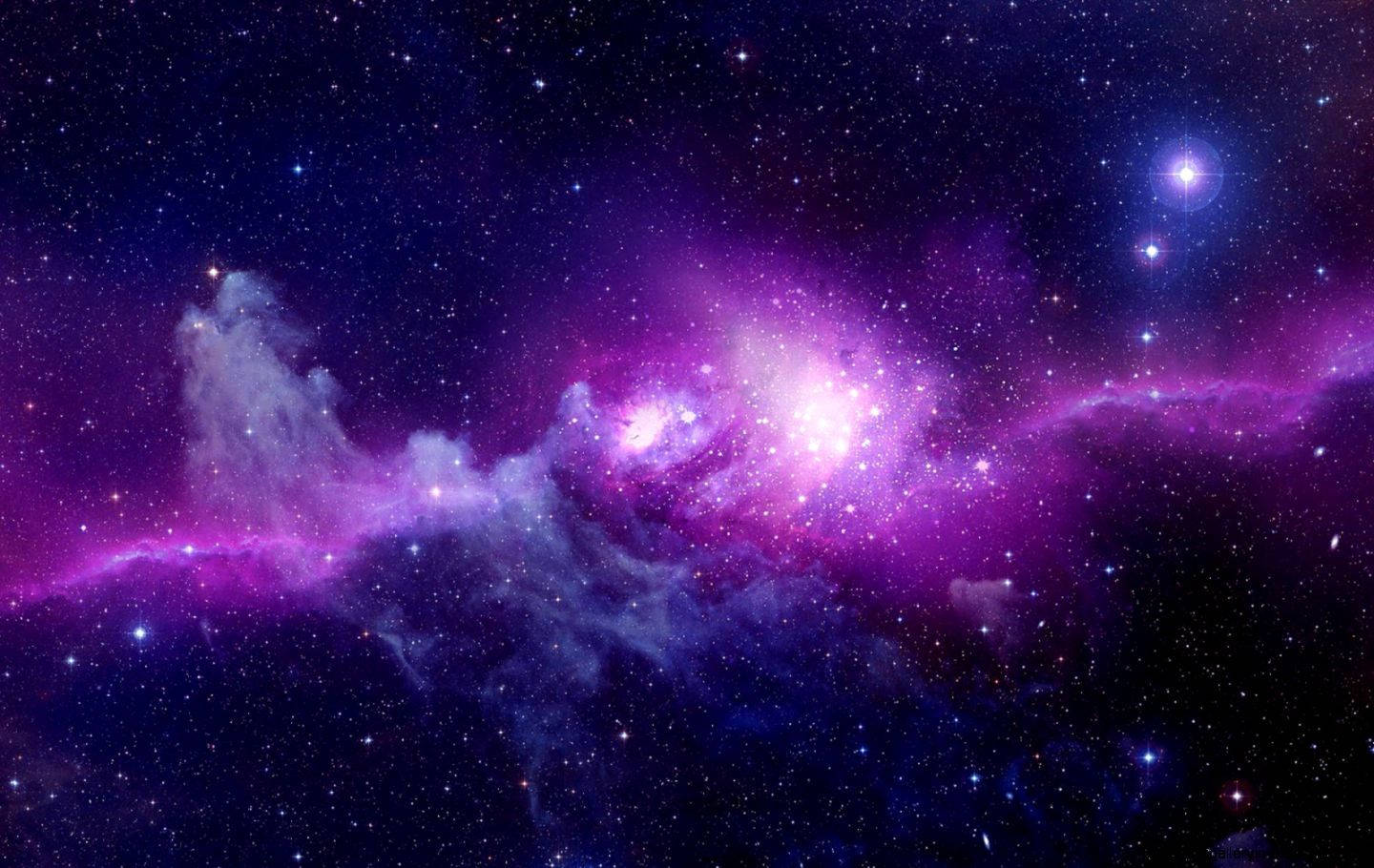 Explore The Beauty Of The Purple Galaxy Background