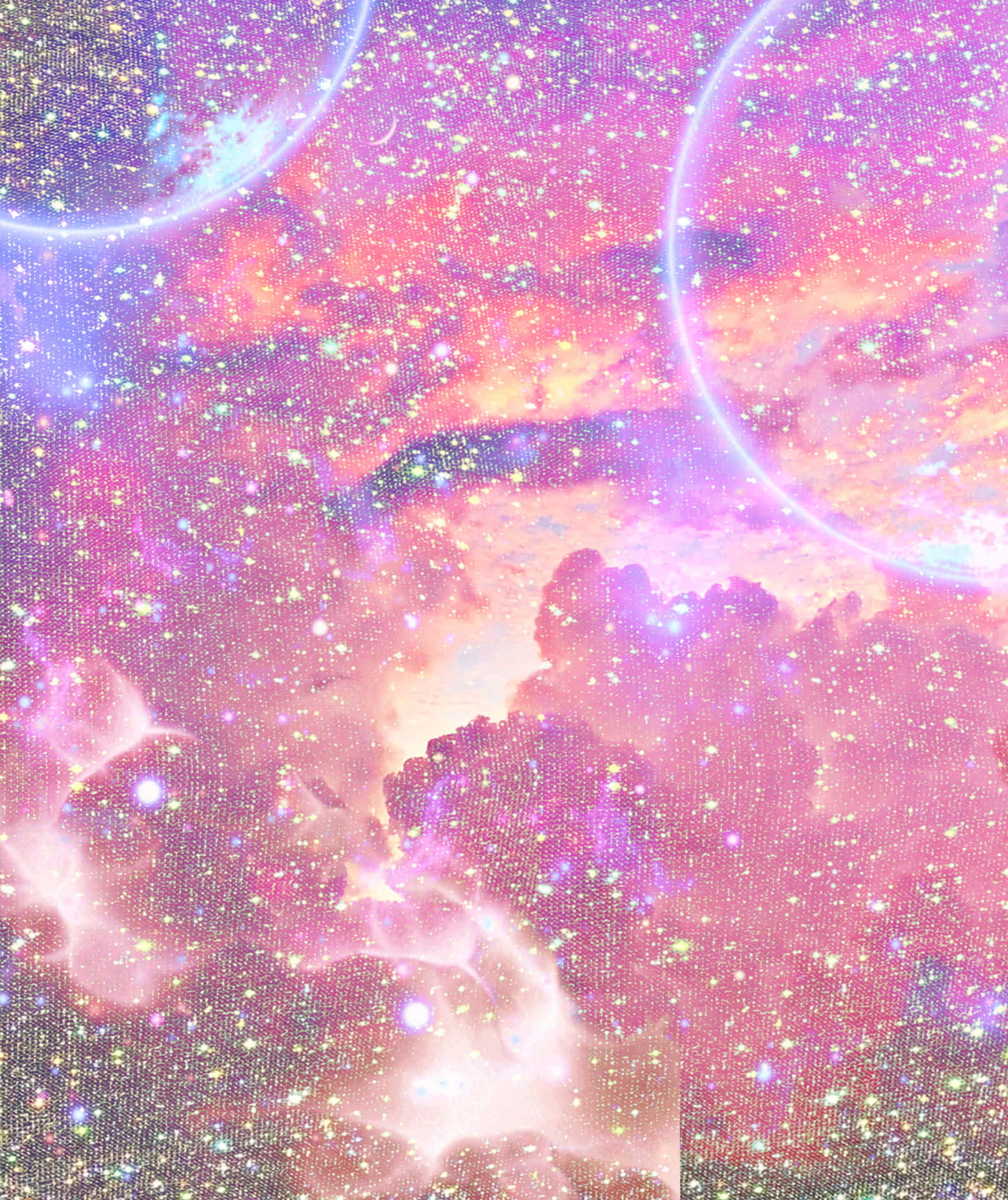 Explore The Beginning Of The Universe With Pink Space Background