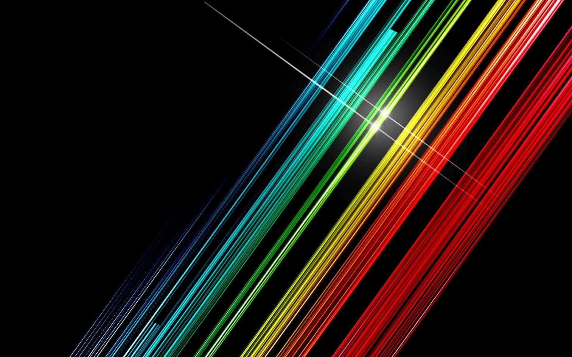 Explore The Captivating Beauty Of The Black Rainbow Background