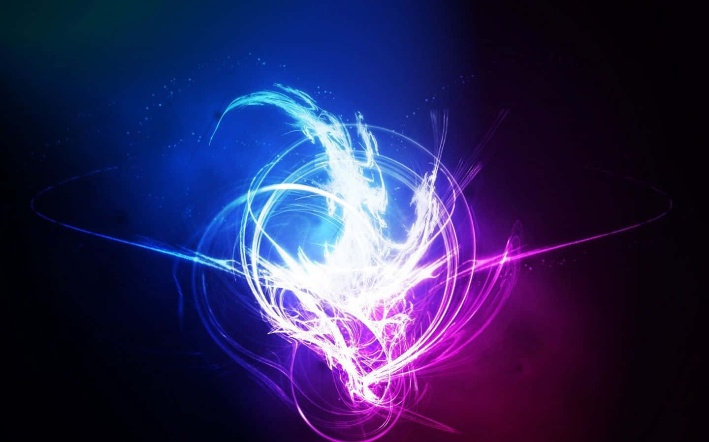 Explore The Colorful Dark On Black Neon Hd Background