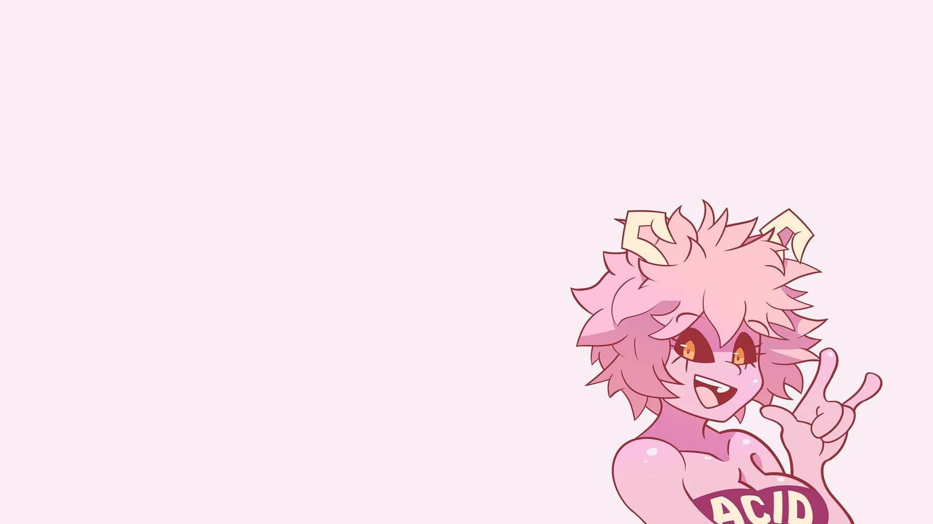 'explore The Colorful Future Of Ashido' Background