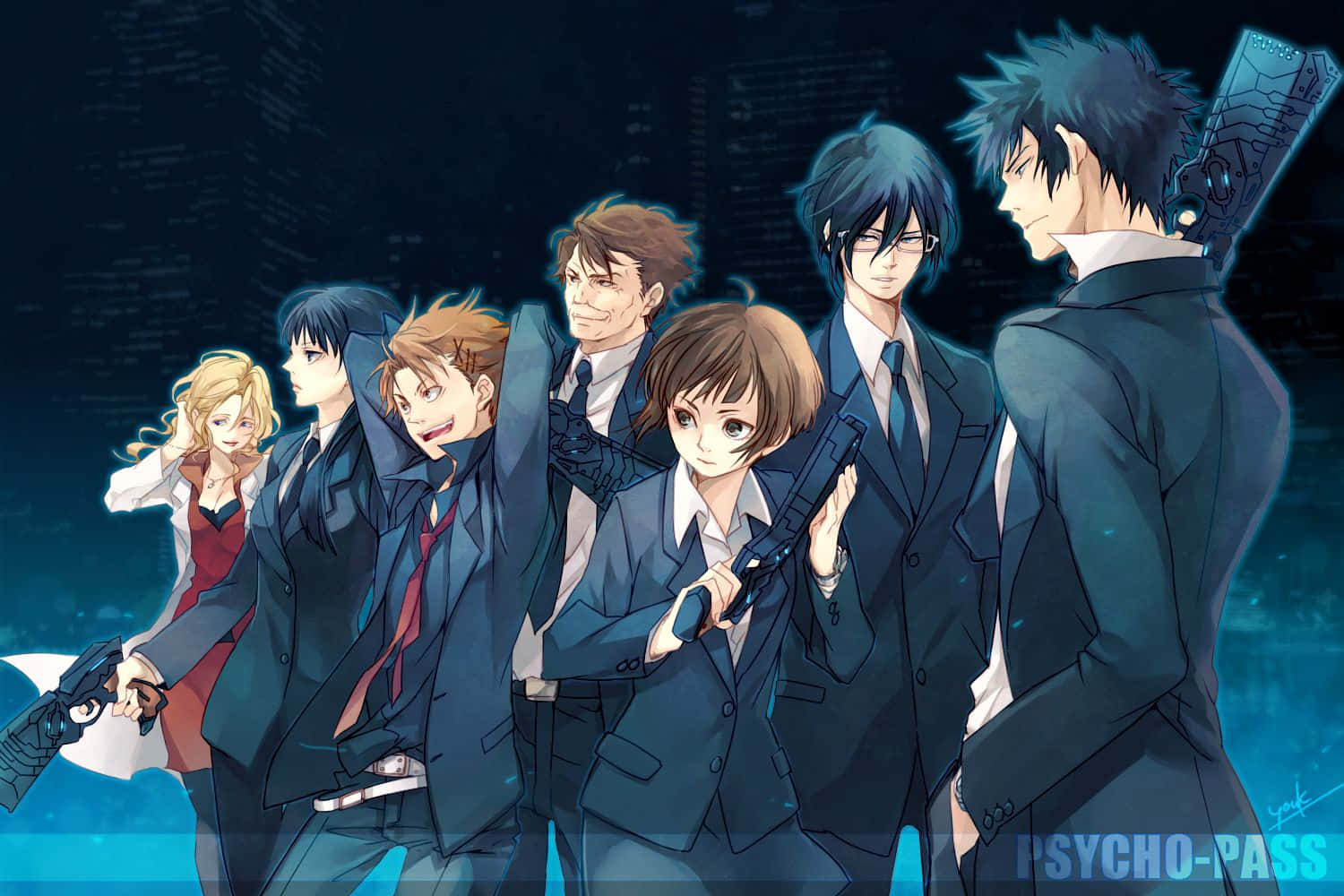 Explore The Complex World Of Psycho Pass Background