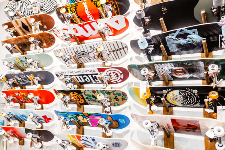 Explore The Creative World Of Skate Brands Background