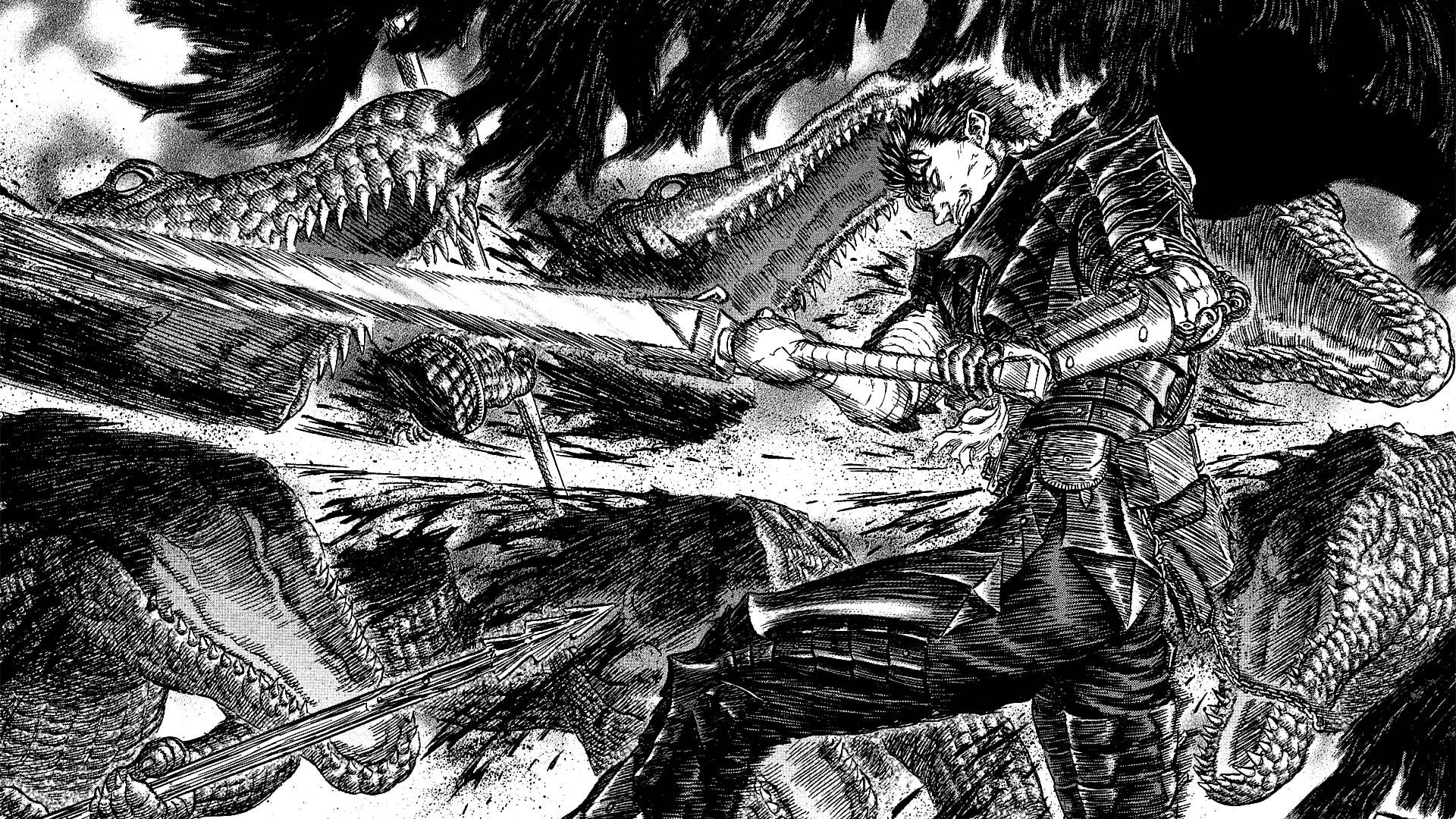 Explore The Dark And Brutal World Of Berserk Background