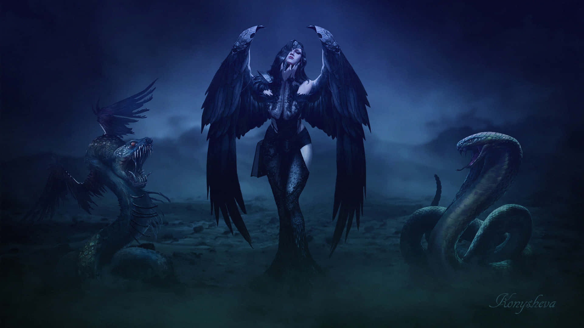 Explore The Dark And Mysterious Gothic World Background