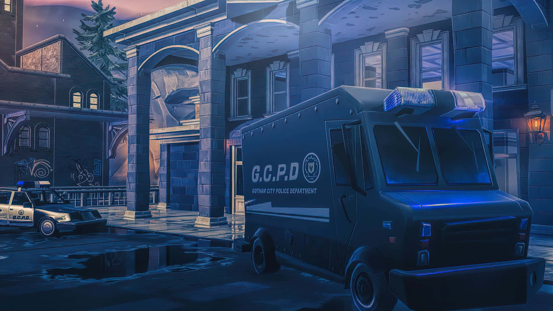 Explore The Dark Streets Of Gotham Background