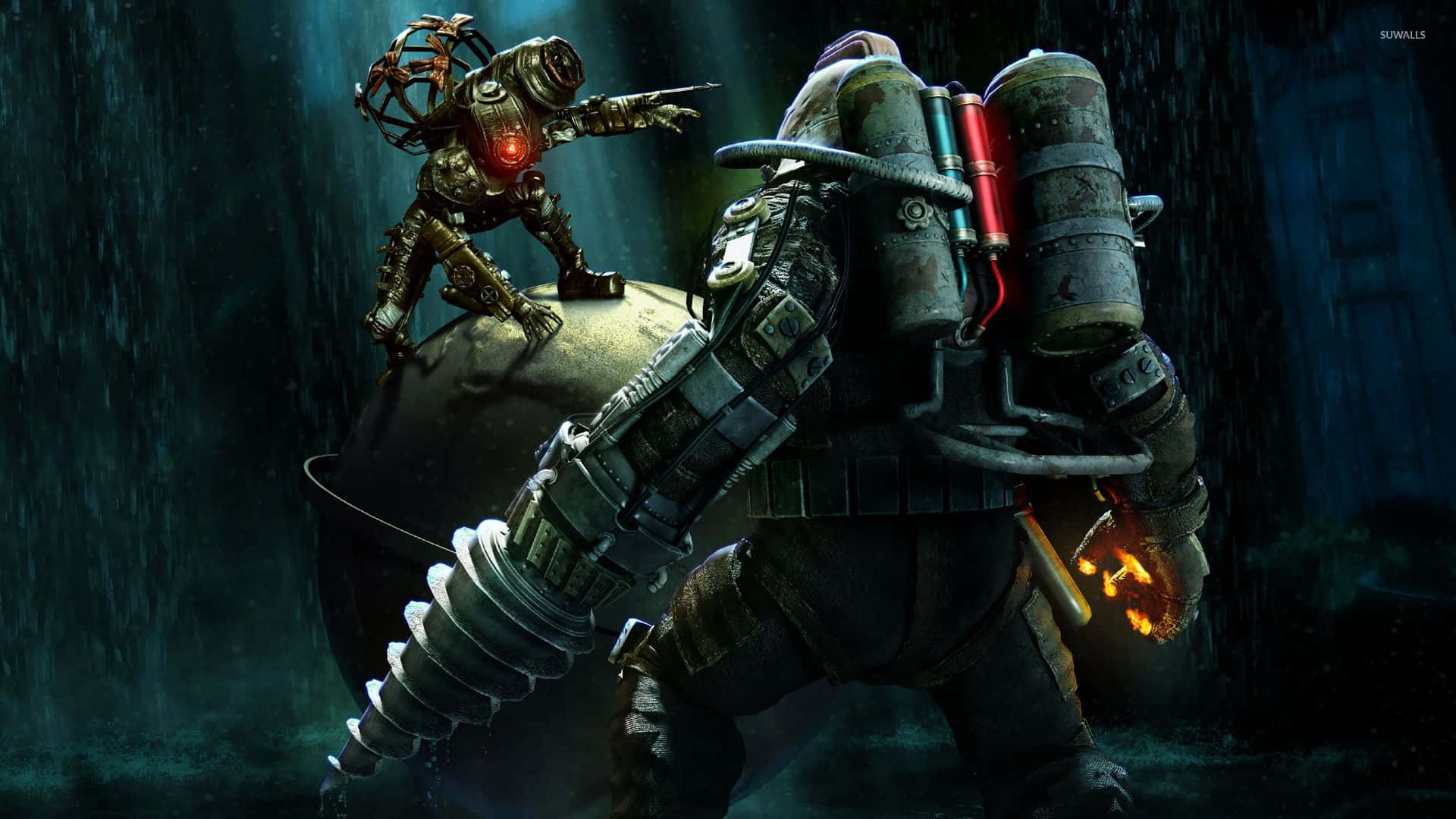 Explore The Depths Of Rapture In Bioshock 1 Background