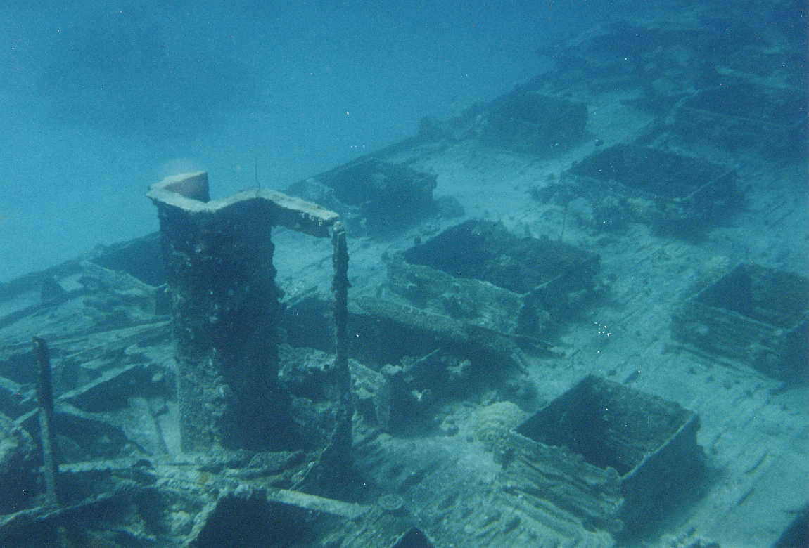 Explore The Depths - Underwater Shipwreck Of Marshall Islands Background