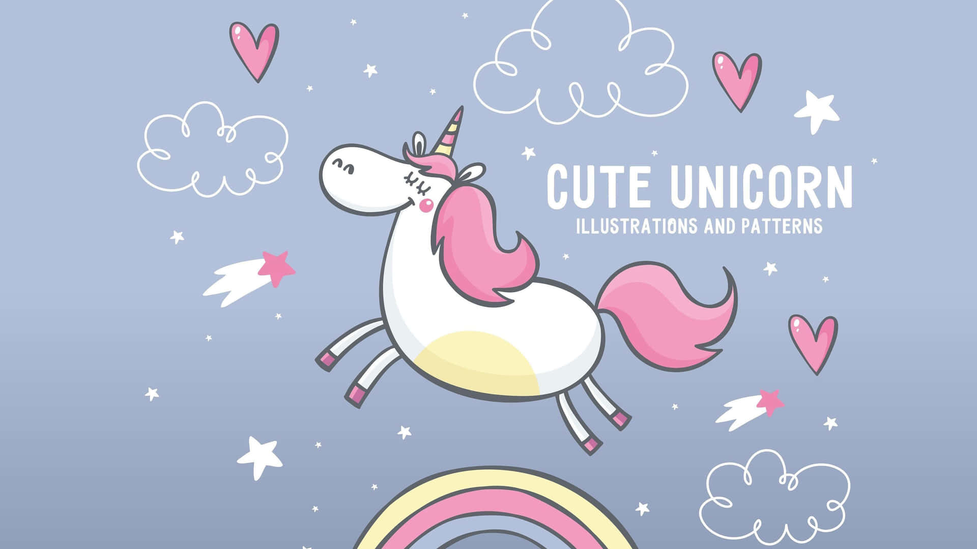 Explore The Dreams Of Unicorn Aesthetics Background