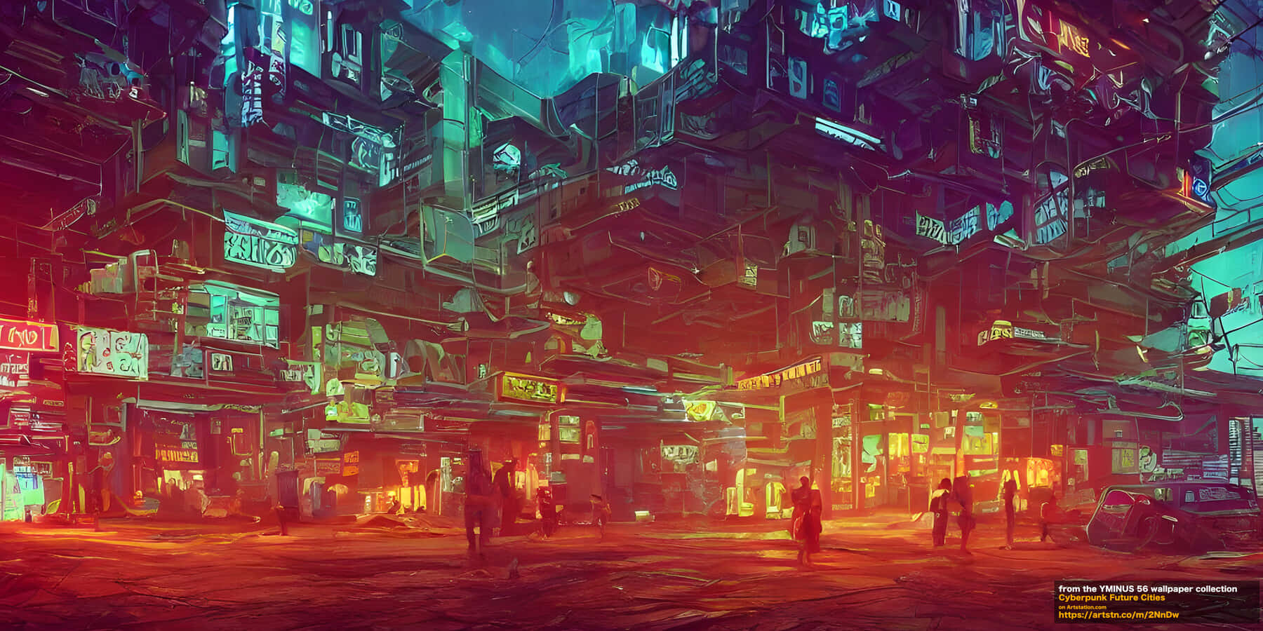 Explore The Enchanting Futuristic City - Where Dreams Come True! Background