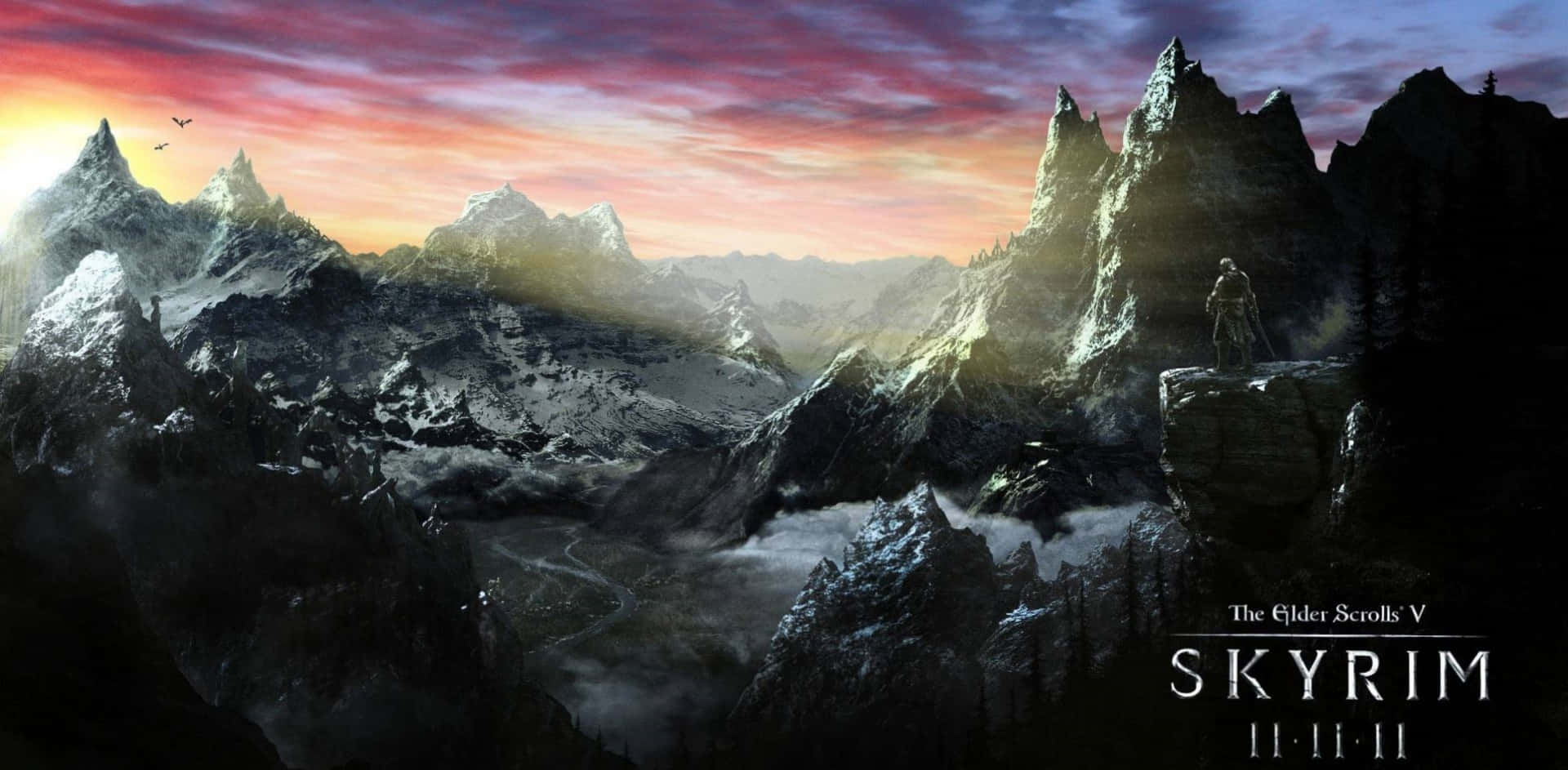 Explore The Epic World Of Skyrim Background