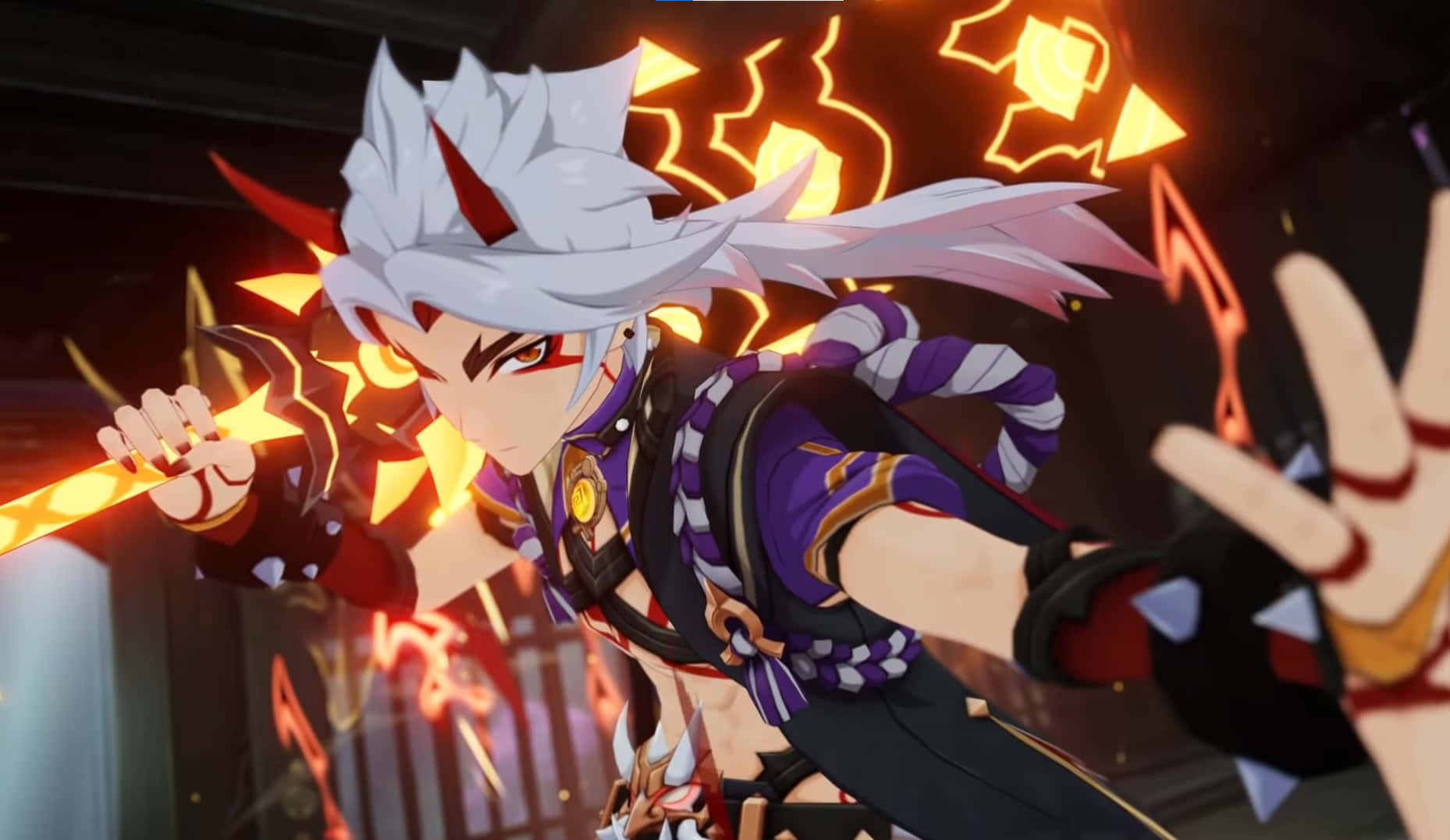 Explore The Fictional World Of Itto Genshin Impact Background