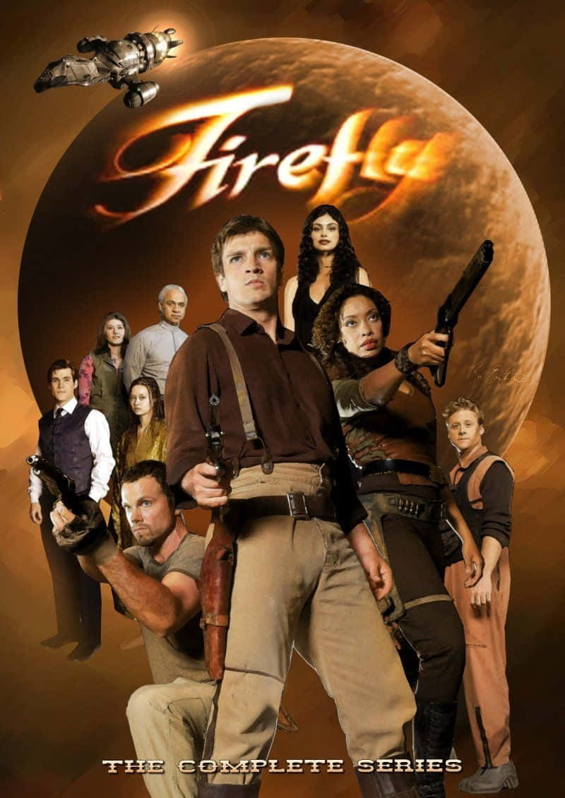 Explore The Final Frontier Of Outer Space With The Captivating Crew Of Firefly! Background