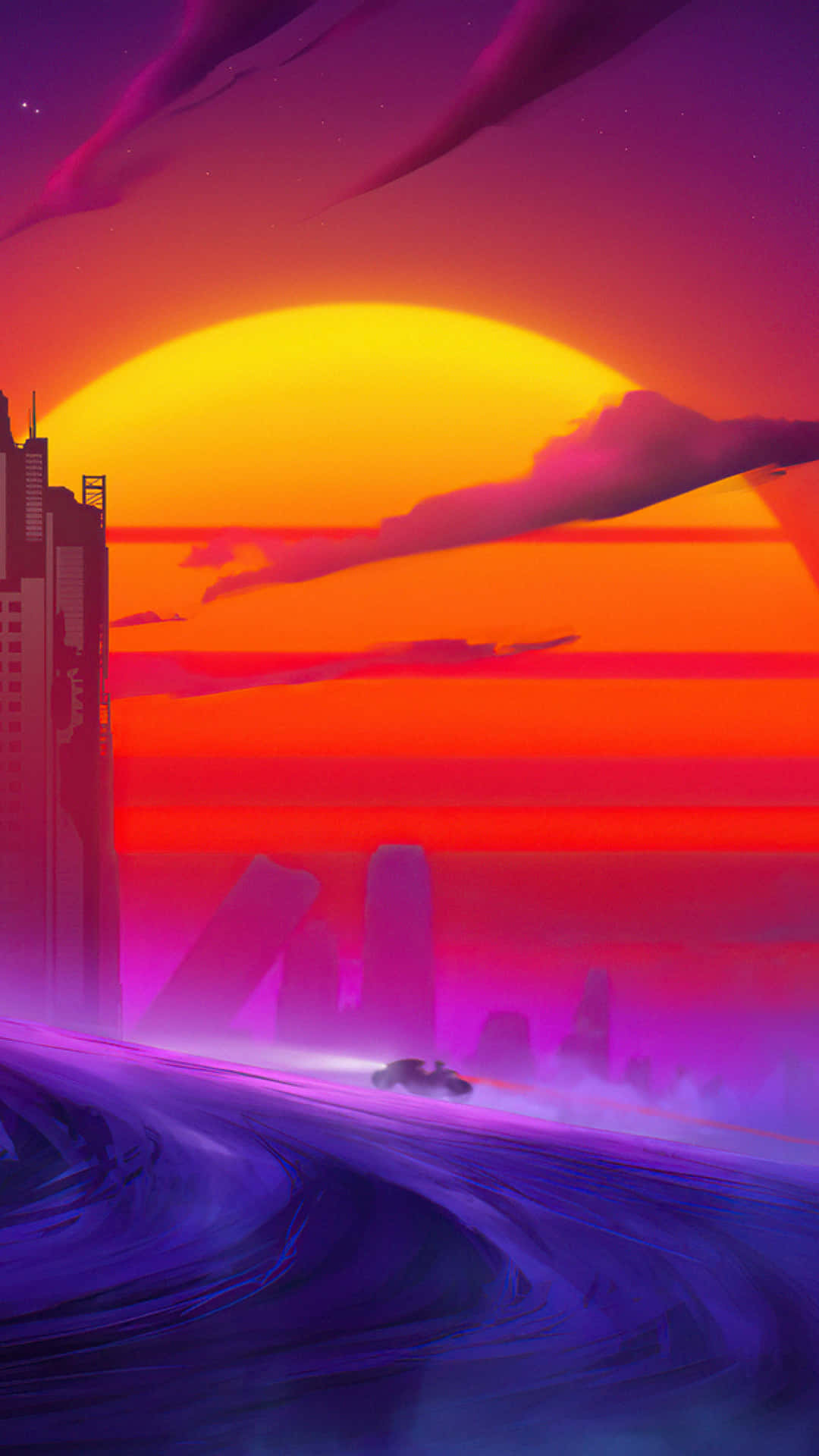 Explore The Forbidden Worlds Of Retro Futurism Background