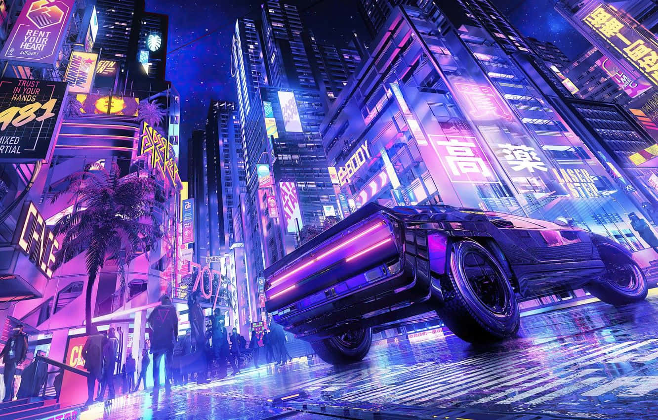 Explore The Future In Tokyo Background