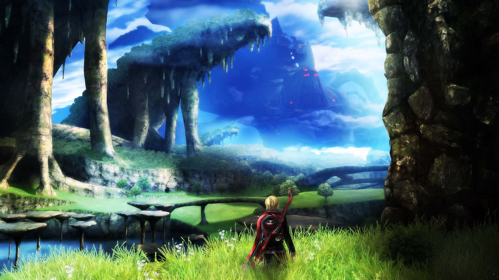 Explore The Immense And Majestic World Of Xenoblade Background