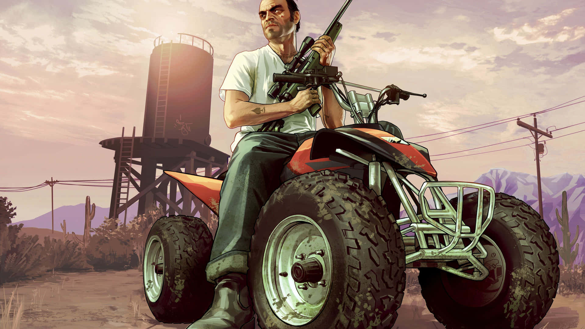 Explore The Immersive World Of Gta 5 In Stunning 4k Resolution. Background