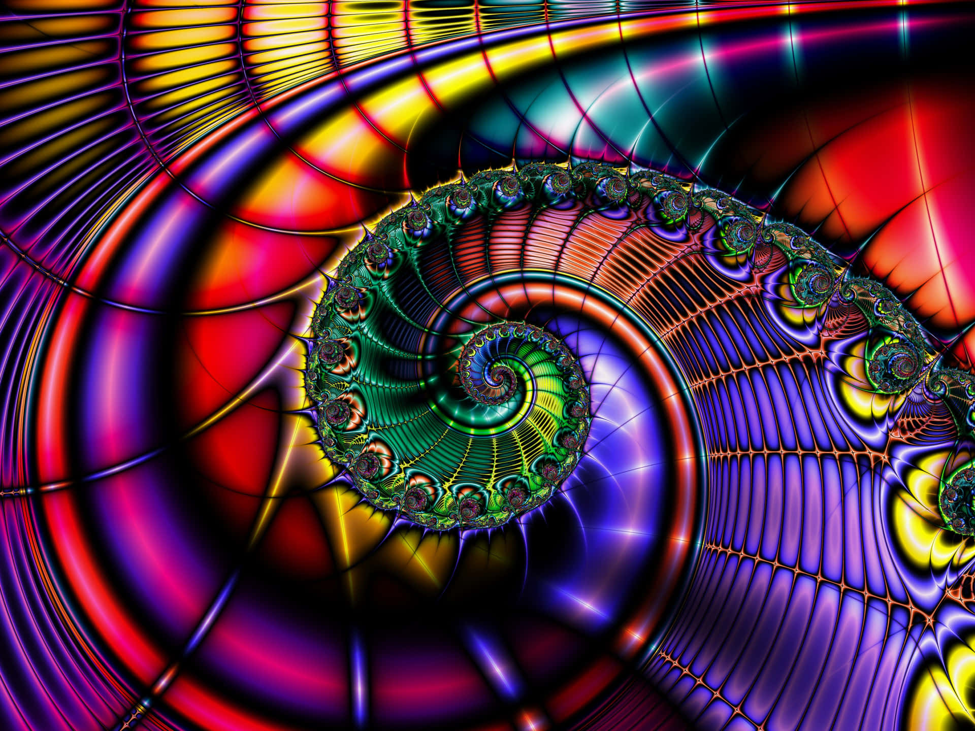 Explore The Intricate Intricacies Of Mathematics With This Mesmerizing Fractal Design. Background