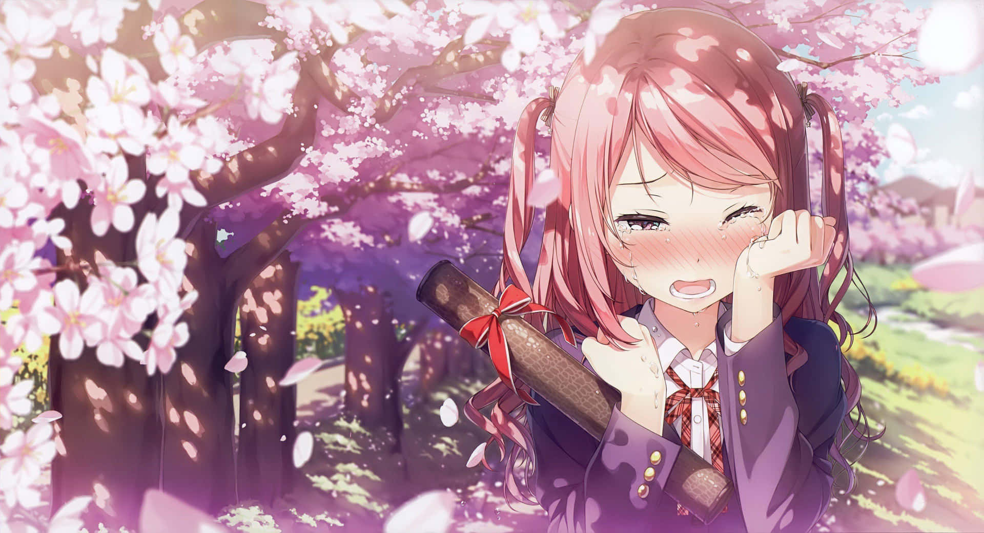 Explore The Kawaii And Anime Aesthetic In This Vibrant Wallpaper. Background