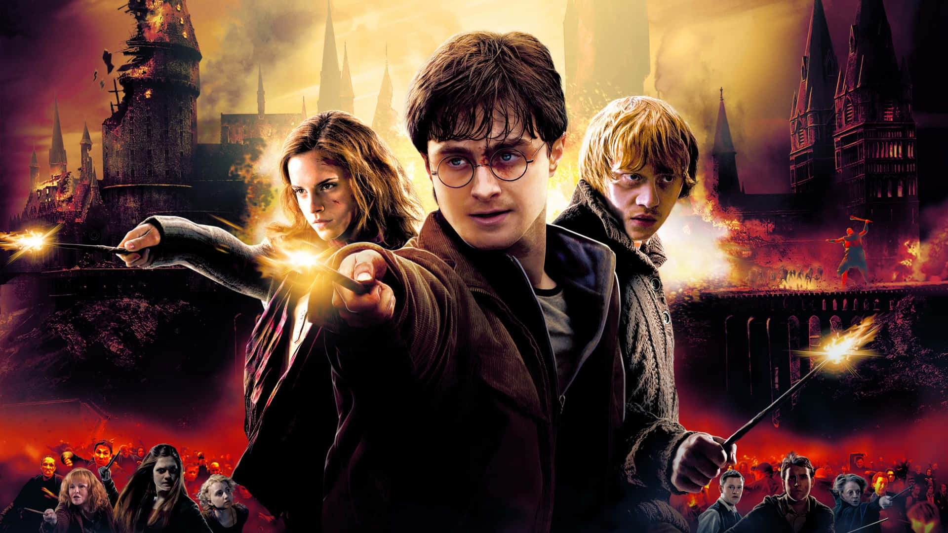 Explore The Love Between Harry, Ron And Hermione With The Golden Trio! Background