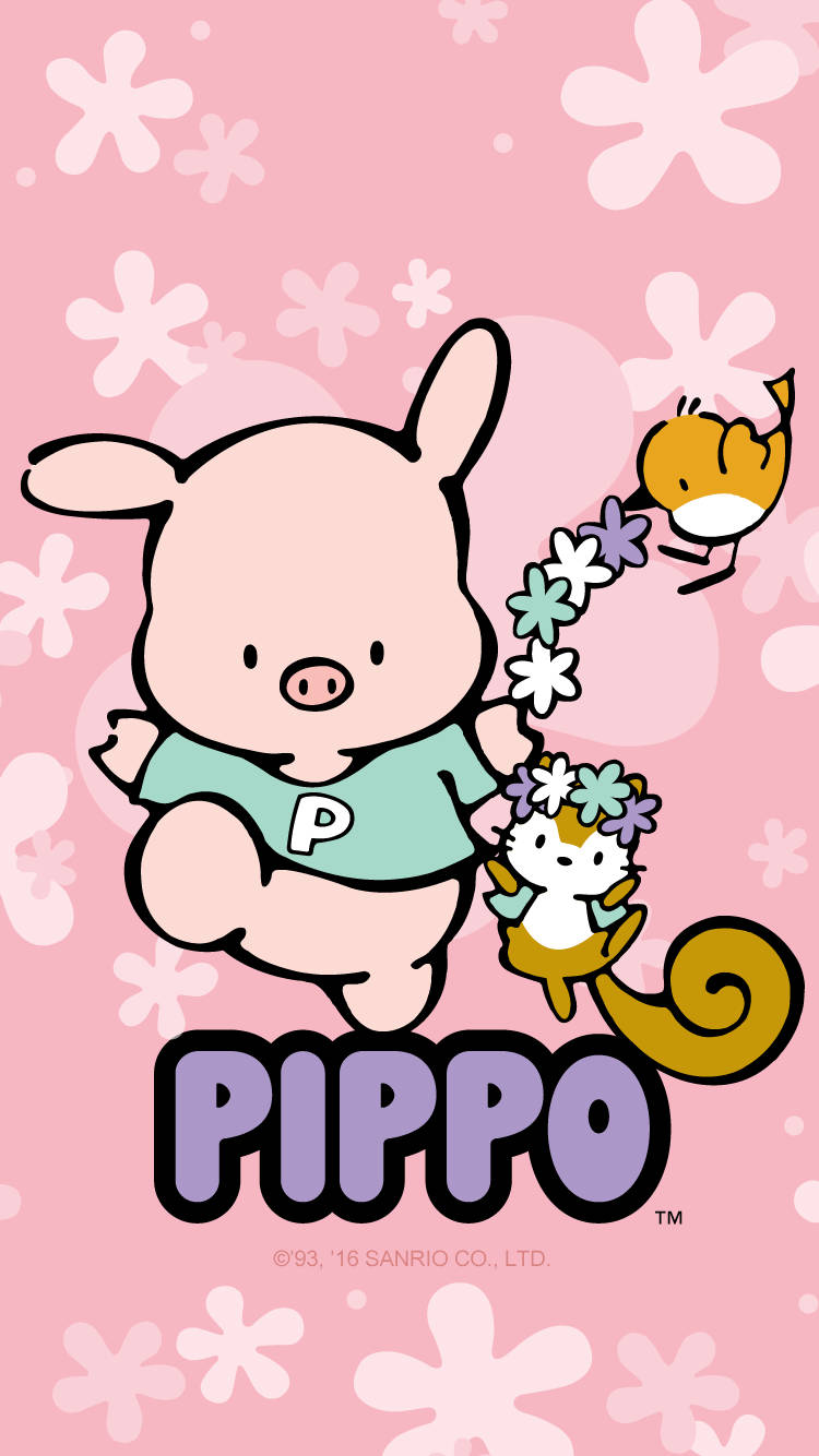 Explore The Magic Of Friendship With Sanrio's Pippo And Friends Background