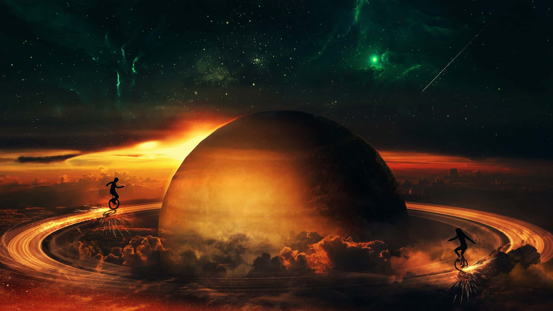 Explore The Magical Universe Of Fantasy Space Background